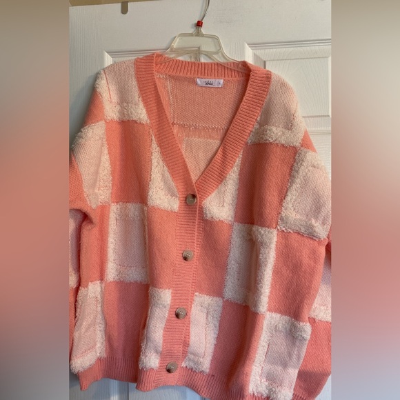 Shop Talulah scooter cardigan sz large pink color new - Picture 1 of 1